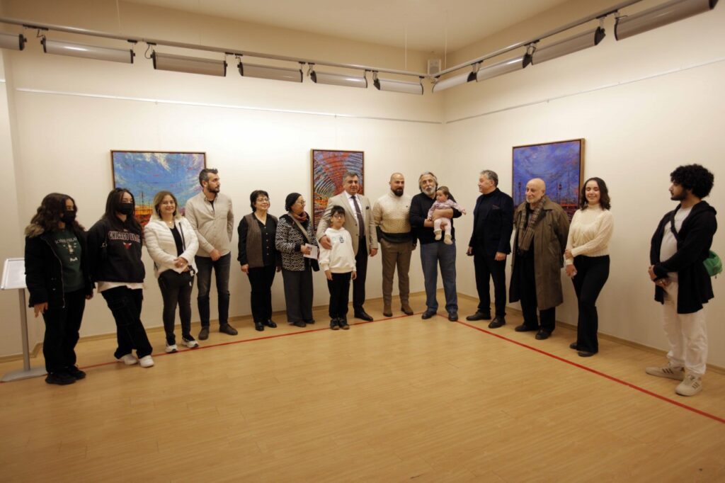 SANKO Sanat Galerisinde Araftaki Anlar Temalı Resim Sergisi