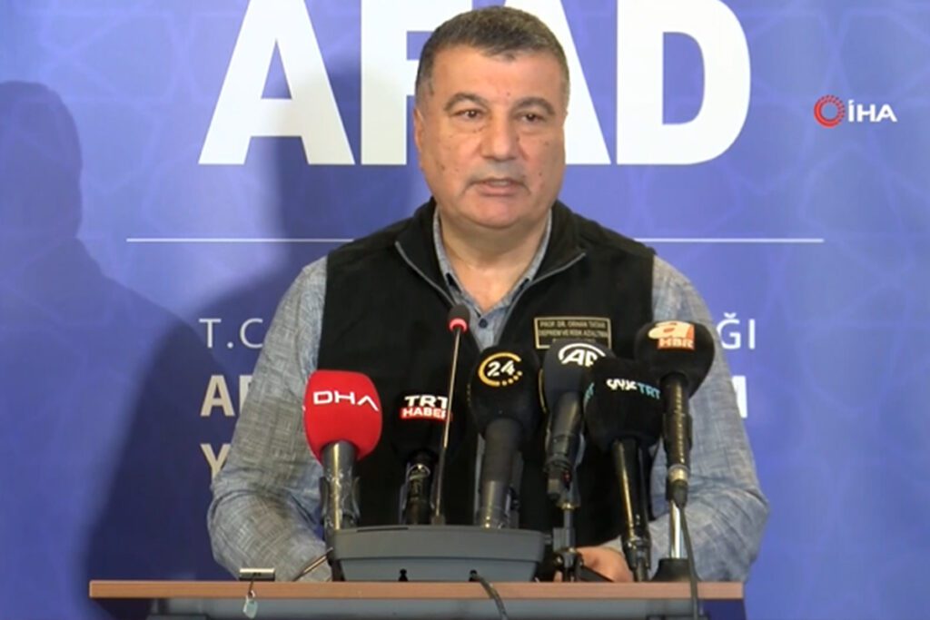 AFAD Deprem ve Risk Azaltma Müdürü Tatar: ‘Artçı sarsıntı sayısı 6 bin 40’a ulaştı’