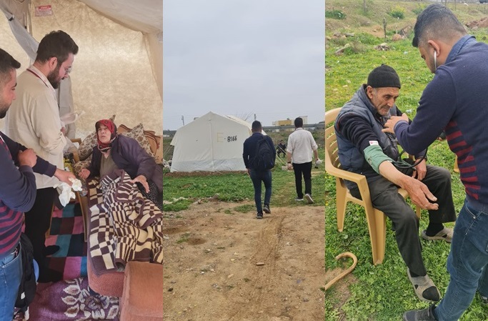 GİBTÜ’NÜN SAĞLIK ORDUSUNDAN DEPREMZEDELERE SAĞLIK TARAMASI