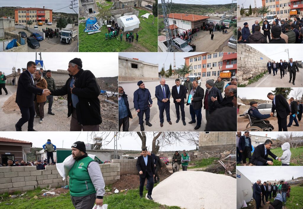 Şehitkamil’deki afetzedelere gıda ve hijyen paketi desteği verildi