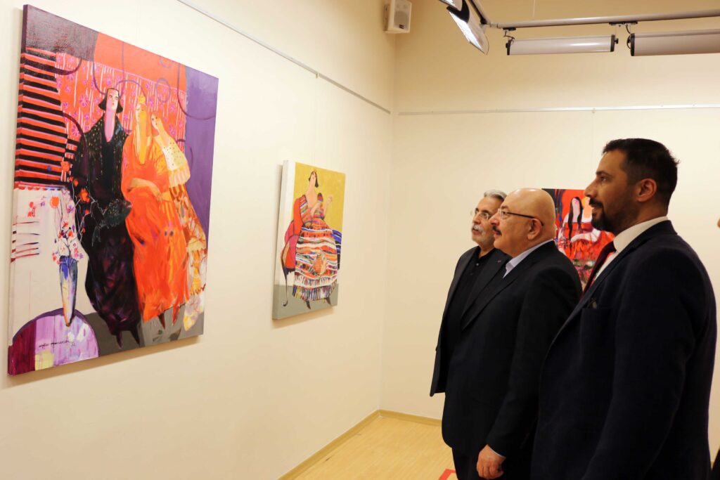 RESSAM GÜLER GENÇ EROL, SANKO SANAT GALERİSİ’NDE SERGİ AÇTI
