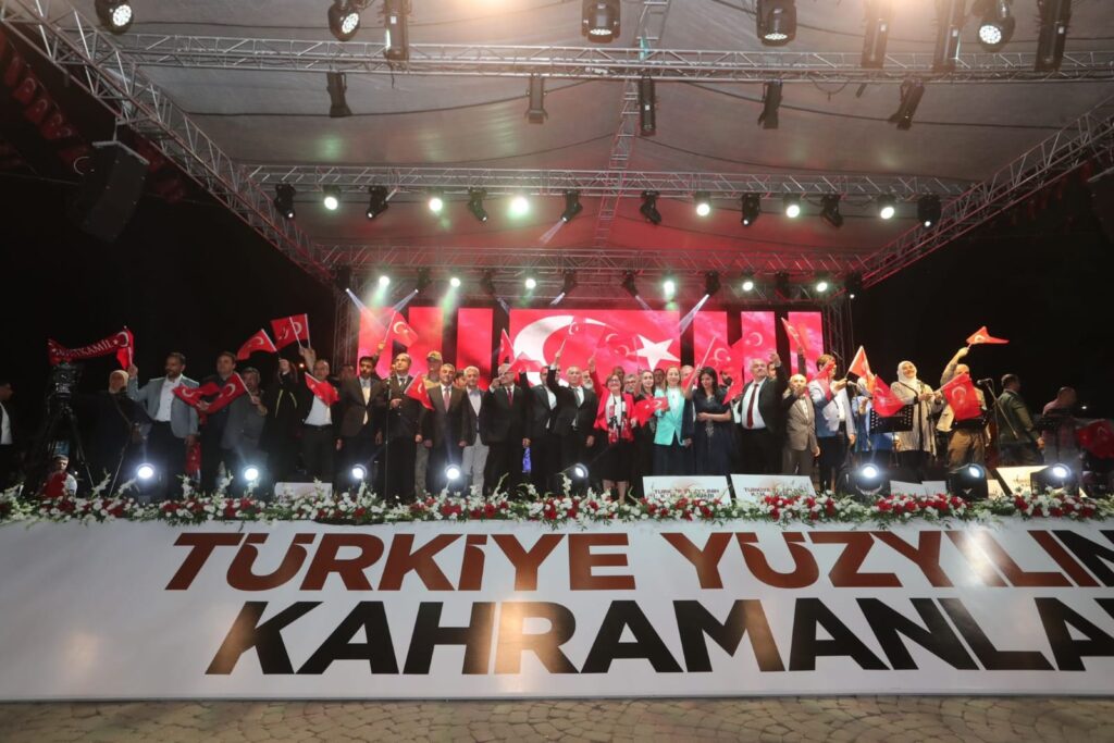 Başkan Tahmazoğlu: “Aziz Milletimiz hainlerin hesaplarını bozdu”
