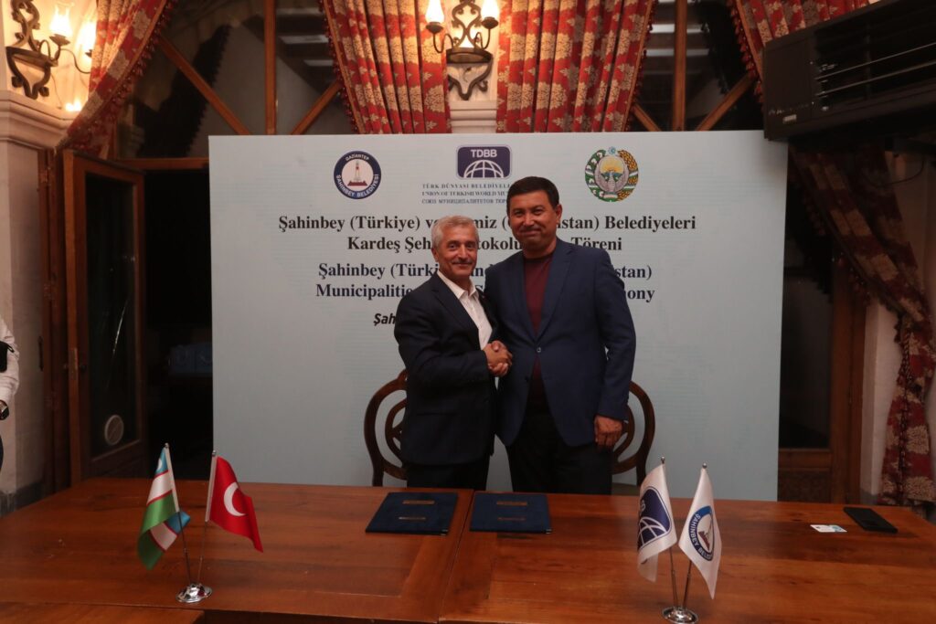ŞAHİNBEY’DEN ÖZBEKİSTAN’A UZANAN KARDEŞLİK