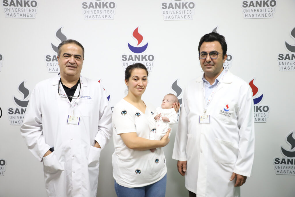 SANKO ÜNİVERSİTESİ HASTANESİNDE BEBEĞE KALP AMELİYATI YAPILDI