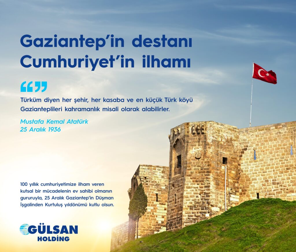 GÜLSAN HOLDİNG’DEN 25 ARALIK KUTLAMA MESAJI