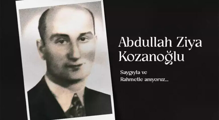 M. Erhan Durukan: “ABDULLAH ZİYA KOZANOĞLU”