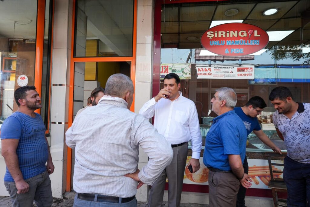 BAŞKAN UMUT YILMAZ’DAN ESNAFA ZİYARET