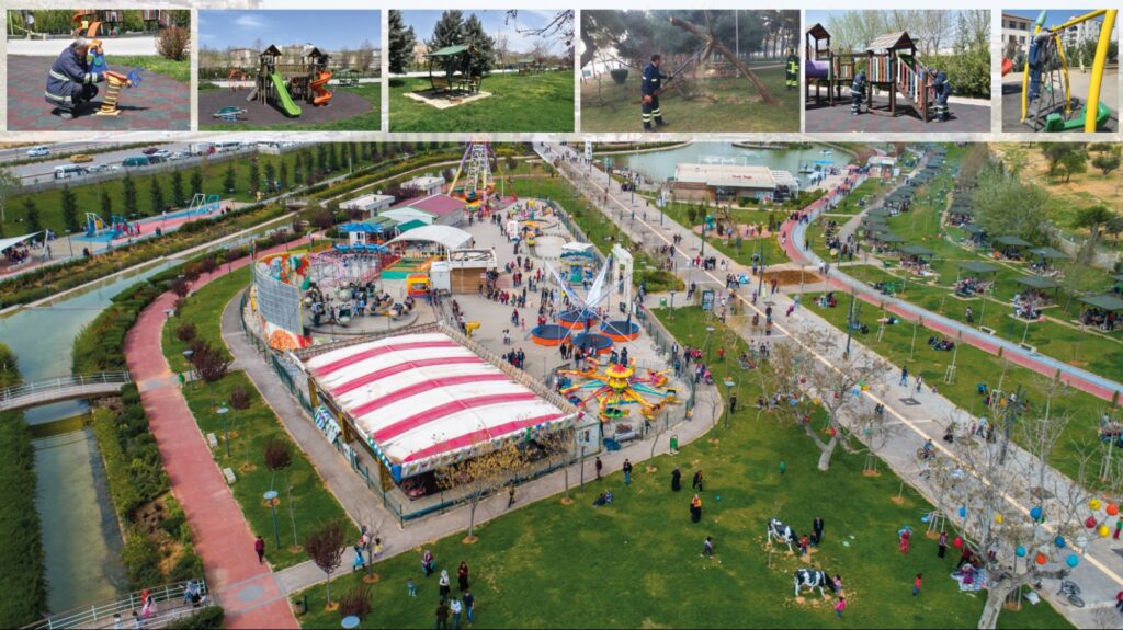 ŞAHİNBEY’DE PARKLARA MODERN DOKUNUŞ