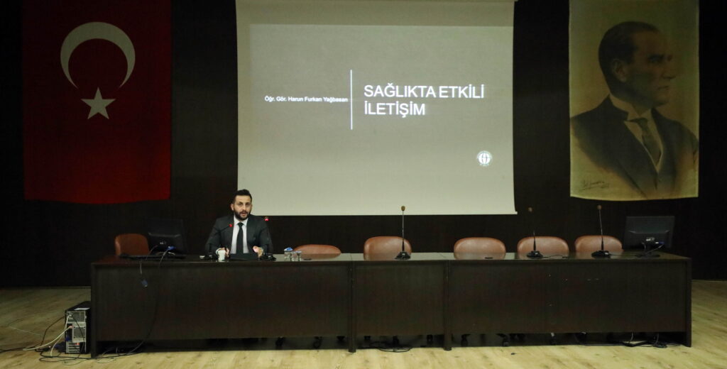 GAÜN’DE SAĞLIK ÇALIŞANLARINA ŞİDDETLE MÜCADELE EĞİTİMİ
