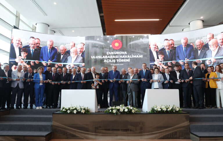 Cumhurbaşkanı Erdoğan: “Çukurova Uluslararası Havalimanı, Akdeniz Bölgesi’nin kalkınmasında lokomotif rolü üstlenecek”