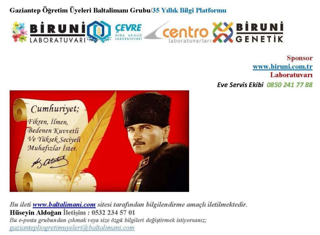 Hüseyin Aldoğan: “Gaziantep Öğretim Üyeleri Baltalimanı Grubu”