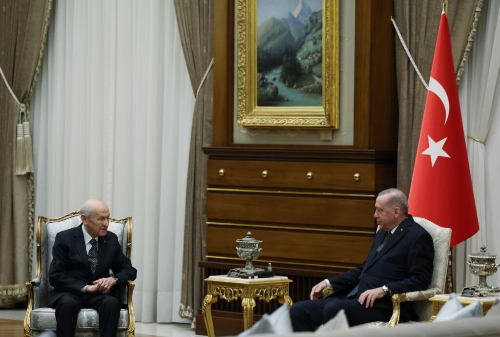 Cumhurbaşkanı Erdoğan ve Devlet Bahçeli bir araya geldi