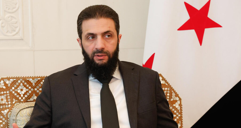 Ahmed eş-Şara Suriye’nin geçici devlet başkanı oldu