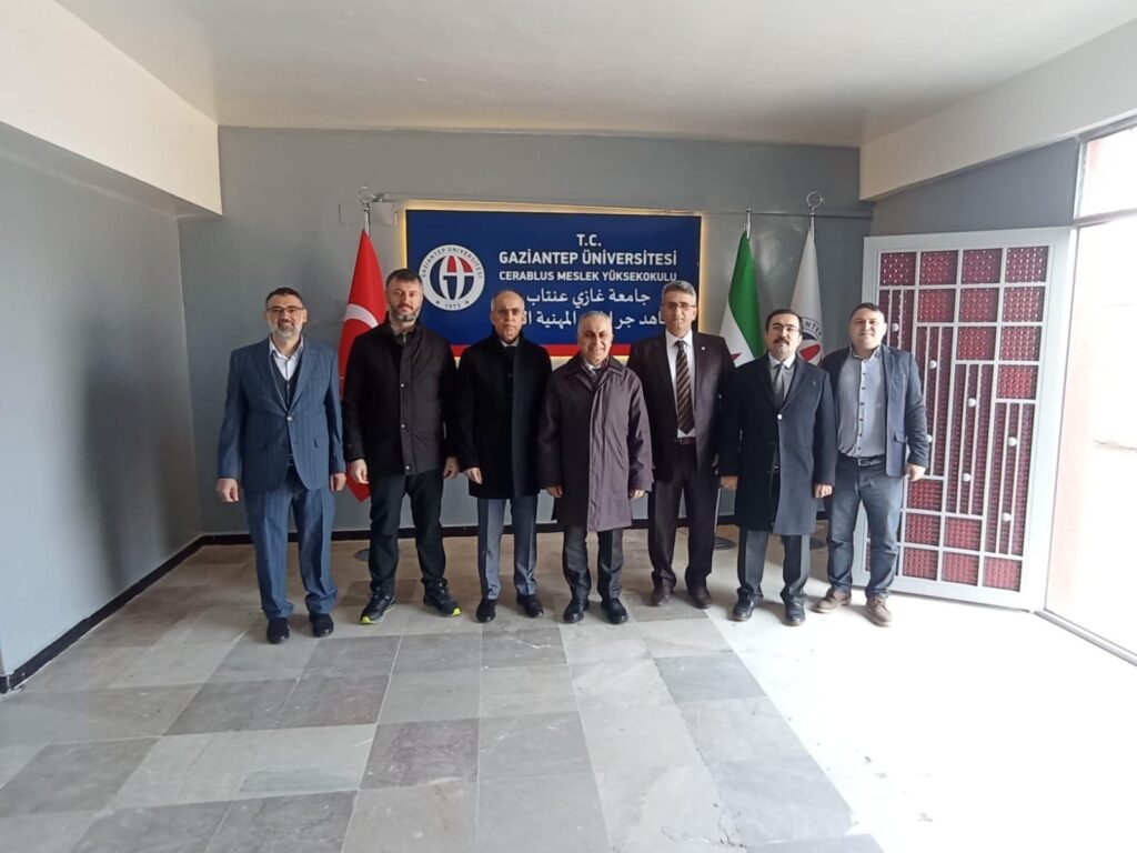 GAÜN REKTÖRÜ PROF. DR. SAİT MESUT DOĞAN CERABLUS MESLEK YÜKSEKOKULU’NU ZİYARET ETTİ