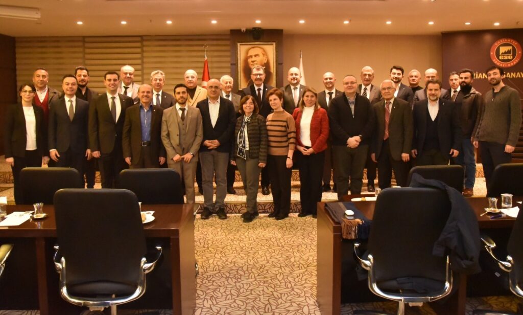İTÜ REKTÖRÜ PROF. DR. HASAN MANDAL VE GAZİANTEP İTÜ MEZUNLARI DERNEĞİ’NDEN GSO’YA ZİYARET