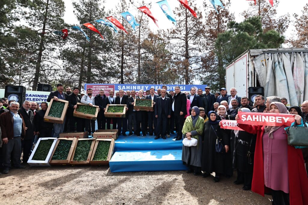 ŞAHİNBEY BELEDİYESİ’NDEN ÇİFTÇİLERE 48 MİLYON’DAN FAZLA FİDE