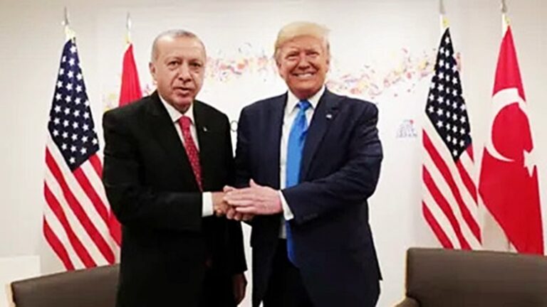 Cumhurbaşkanı Erdoğan, ABD Başkanı Trump ile görüştü