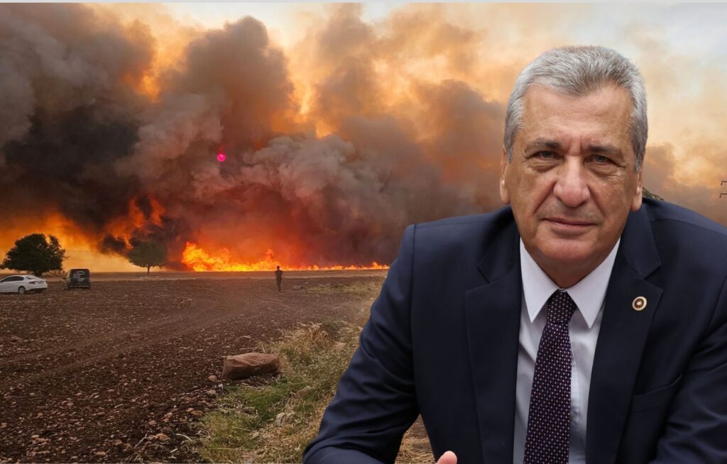Hasan Öztürkmen’den yangından etkilenen Araban’a destek çağrısı