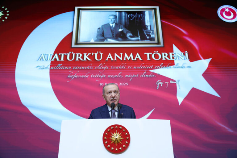 CUMHURBAŞKANI ERDOĞAN’DAN 10 KASIM MESAJI