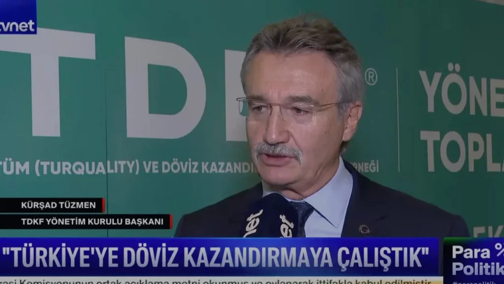 Marka Ekonomisi ve Döviz Kazandırıcı Faaliyetler zirvesinde Kürşad Tüzmen ‘Turquality’i anlattı