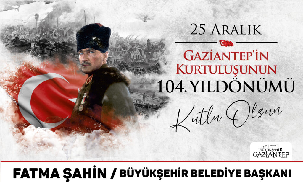BAŞKAN ŞAHİN’DEN 25 ARALIK  MESAJI
