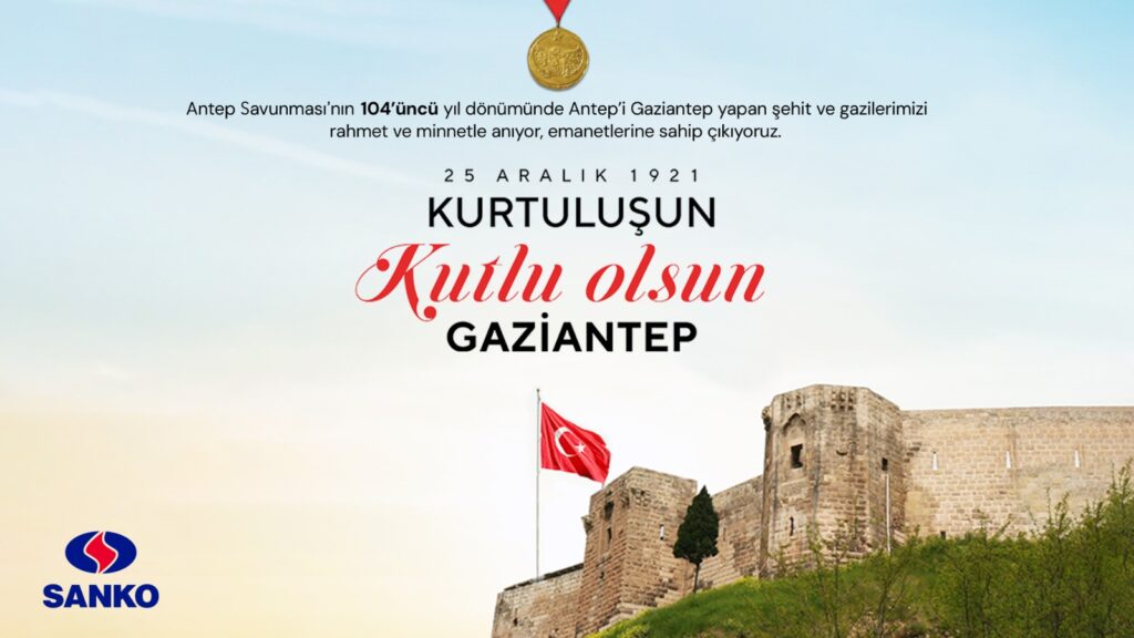 SANKO’DAN 25 ARALIK MESAJI