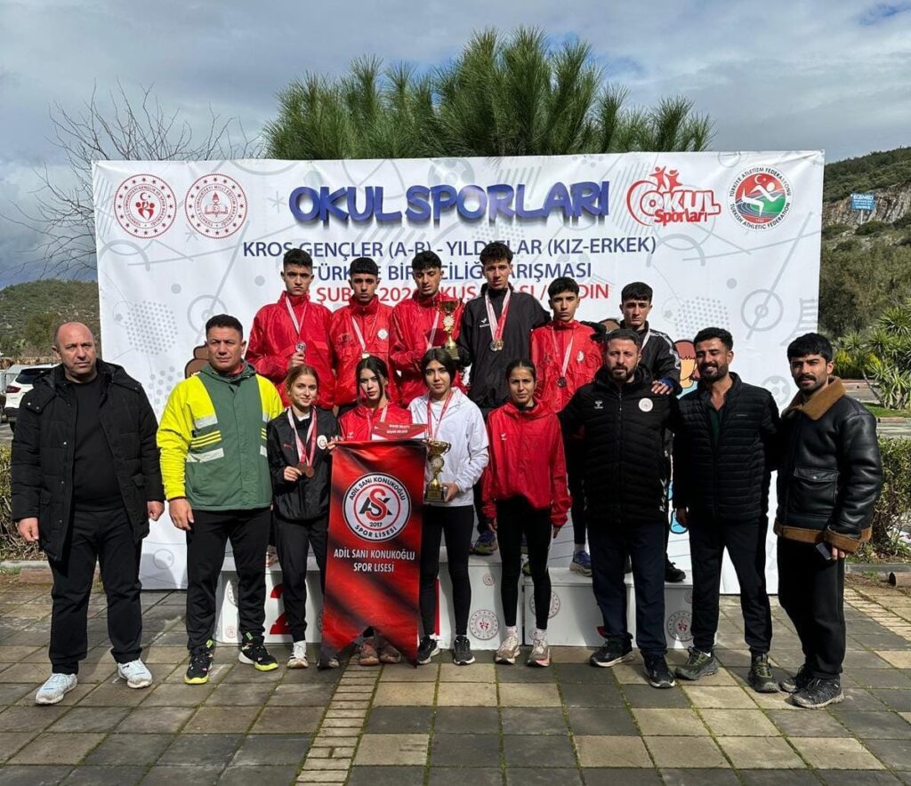 ADİL SANİ KONUKOĞLU SPOR LİSESİ SPORCULARINDAN ÜÇ TÜRKİYE ŞAMPİYONLUĞU