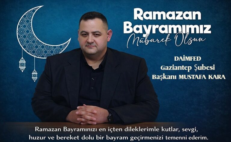 Mustafa Kara: Ramazan Bayramımız mübarek olsun